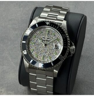 Invicta Pro Diver 50282 Heren Horloge - Automatisch Uurwerk - Roestvrij Staal met zilveren Wijzerplaat - 43mm