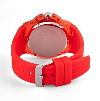 Invicta Racing 48801 Heren Horloge - Quartz Uurwerk - Plastic met zwarte Wijzerplaat - 46mm Rood - One Size