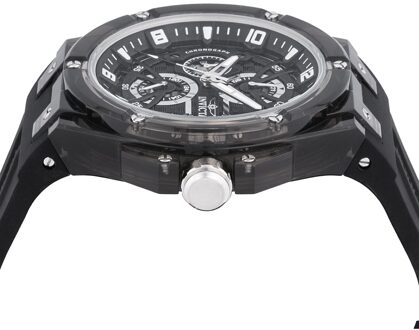 Invicta Racing 48803 Heren Horloge - Quartz Uurwerk - Plastic met zwarte Wijzerplaat - 46mm