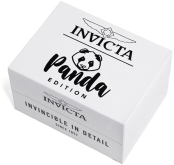 Invicta Racing 48941 Heren Horloge - Quartz Uurwerk - Roestvrij Staal met witte Wijzerplaat - 47mm Zwart - One Size