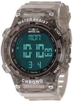 Invicta Racing 49043 Heren Horloge - Quartz Uurwerk - Plastic met zwarte Wijzerplaat - 52mm Bruin