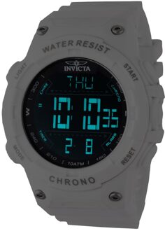 Invicta Racing Digital 47524 Quartz Herenhorloge - 52mm - maat Wit