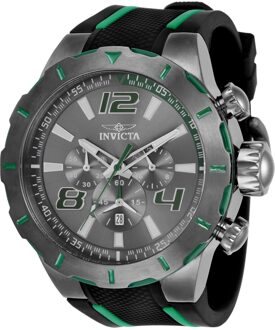 Invicta S1 Rally 35737 Heren Horloge - Quartz Uurwerk - Roestvrij Staal met grijze Wijzerplaat - 53mm Grijs