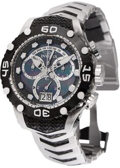 Invicta Subaqua - Noma VIII 47291 Heren Horloge - Quartz Uurwerk - Roestvrij Staal met parelmoeren Wijzerplaat - 48mm Zilver