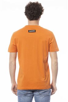 Invicta T-shirt Oranje Logo T-shirt Korte Mouwen - maat XL