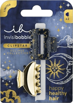 Invisibobble Haarelastiek Invisibobble Clipstar S Eclipse Lunar Glam 2 st