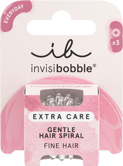 Invisibobble Haarelastiek Invisibobble Extra Care Crystal Clear 3 st