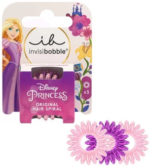 Invisibobble Haarelastiek Invisibobble Kids Original Disney Rapunzel Hair Spiral 3 st