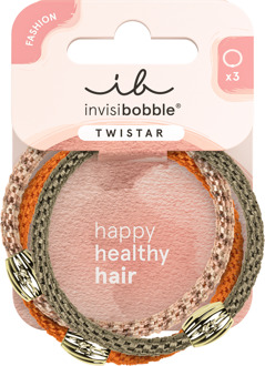 Invisibobble Haarelastiek Invisibobble Twistar Orange Affaire 3 st