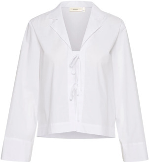 InWear Cropped Shirt Blouse InWear , White , Dames - 2Xl,Xl,L,M,S,Xs