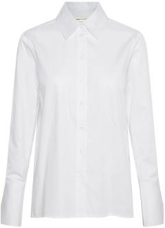InWear Wijdvallend Wit Overhemd - Verhoog je Stijl InWear , White , Dames - 2Xl,Xl,L,M,S,Xs,3Xl,2Xs