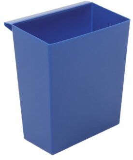 Inzetbak voor vierkante tapse papierbak blauw