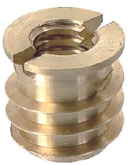 Inzetmoer - M8 - Messing - 4 Stuks