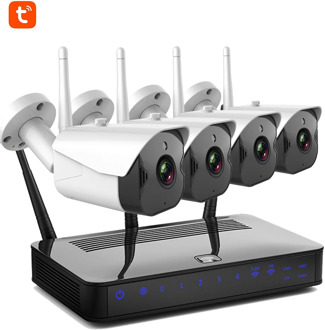 IP Camera CCTV System Wifi 1080P IP66 Waterproof Night Vision Two Way Audio Outdoor Home Security Alarm Video Surveillance Kit