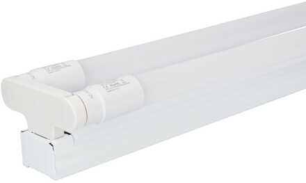IP20 LED TL armatuur 60 cm incl. 2x9W 1980lm 4000K 110lm/W LED buis