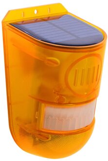 IP65 Waterdichte Led Alarm Light Waarschuwing Lamp Outdoor Tuin Motion Sensor Home Veiligheid Solar Powered Abs Patio Security Farm 1stk