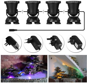 IP68 RGB Zwembad Fontein Lamp 36 LED Onderwater Spot Light Zeer Waterdicht Tank En Aquarium Landschap Lights EU Plug
