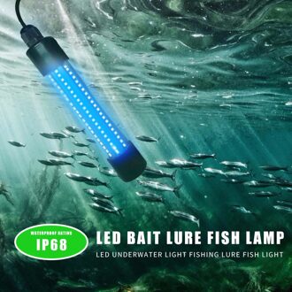 IP68 Waterdichte 20W 126 2835 Led Trap Lamp Onderwater Vis Finding Vissen Trekt Lokken Aas Lichten Blauw