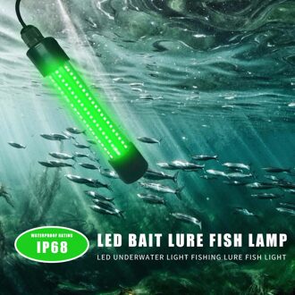IP68 Waterdichte 20W 126 2835 Led Trap Lamp Onderwater Vis Finding Vissen Trekt Lokken Aas Lichten groen