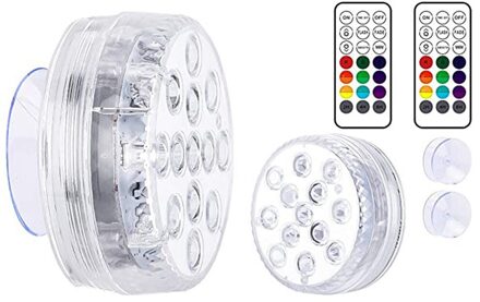 IP68 Waterdichte Batterij Operated Multi Kleur Dompelpompen Led Onderwater Licht Voor Aquarium Vijver Zwembad Wedding Party