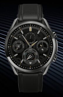 IP68 Waterdichte Vrouwen Horloge Muziek Telefoontje Heren Horloge Full Touch Bluetooth Call Ecg Zuurstof Hoge-End Smart Horloge zwart-blackleather