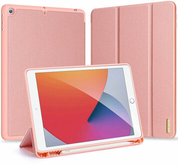 iPad 10.2 2019/2020/2021 Dux Ducis Domo Folio Hoesje - Rose Gold