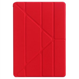 iPad 10.2 2019/2020/2021 Origami Stand Folio Case - Red