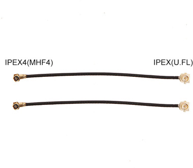 IPEX4 to IPEX IPEX-4 IPEX1 U.FL antenna cable MHF4 to U.FL NGFF to PCIe jack female male connector BCM94360HMB BCM94352Z EM20-G