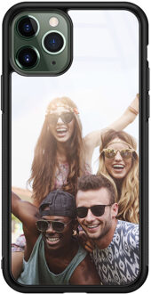 iPhone 11 Pro glazen hoesje - Hardcase met foto | Apple iPhone 11 Pro  case | Hardcase backcover zwart