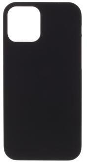 iPhone 12 Geruberiseerd Kunststof Cover - zwart