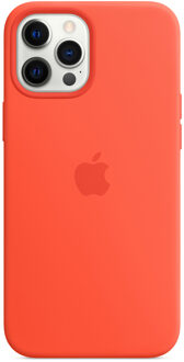 iPhone 12 Pro Max Apple siliconen hoesje met MagSafe MKTX3ZM/A - Elektrisch oranje