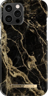 iPhone 12 Pro Max Fashion Case Golden Smoke Marble