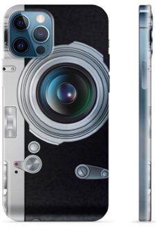 iPhone 12 Pro TPU-hoesje - Retrocamera
