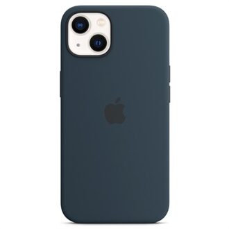 iPhone 13 Back Cover met MagSafe Abyss-blauw