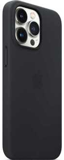 iPhone 13 Pro Back Cover met MagSafe Leer Middernacht