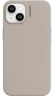 iPhone 14 Nudient Base Silicone Hoesje - Beige