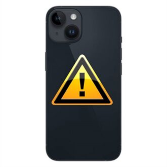 iPhone 14 Plus Batterij Cover Reparatie - incl. frame - Zwart