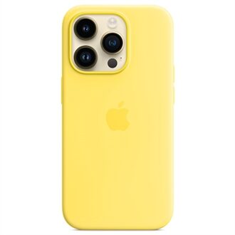 iPhone 14 Pro Apple Siliconen Hoesje met MagSafe MQUG3ZM/A - Kanariegeel