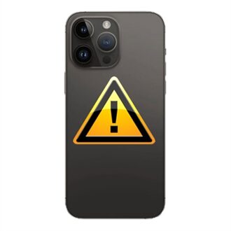 iPhone 14 Pro Batterij Cover Reparatie - incl. frame - Zwart