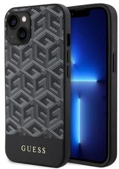 iPhone 15 Guess G Cube Mag hoesje - Zwart