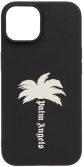 iPhone 15 hoesje Palm Angels , Black , Heren - ONE Size