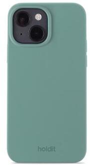 iPhone 15 Holdit Silicone Case - Mosgroen