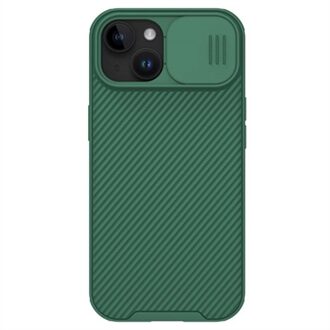 iPhone 15 Nillkin CamShield Pro Hybride Hoesje - Groen