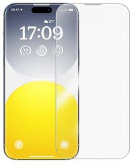 iPhone 15 Plus Baseus Diamond Series Tempered Glass Screen Protector - Transparent