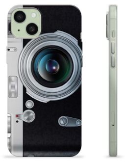 iPhone 15 Plus TPU-hoesje - Retrocamera