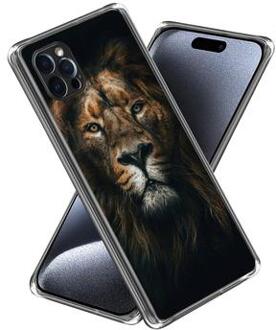 iPhone 15 Pro Max Stijlvolle Ultradunne TPU Hoesje - Leeuw