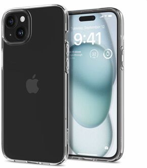 iPhone 15 Spigen Liquid Crystal TPU Case - Doorzichtig