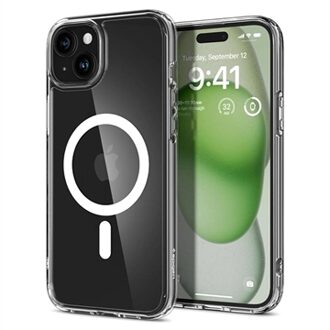iPhone 15 Spigen Ultra Hybrid Mag Case - White / Transparent
