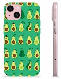 iPhone 15 TPU-hoesje - Avocado Patroon