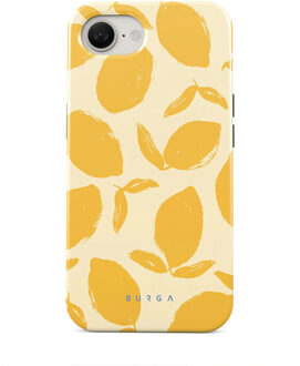 iPhone 16e Tough Backcover hoesje Magsafe - Lemon Tart Wit, Geel
